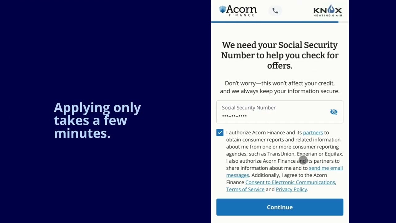 Acorn Finance customer experience