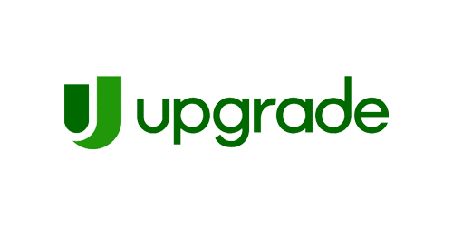 Logo on green background with personal loans upgrade.